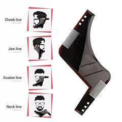Beard Shaping Template Plus Beard Comb All-In-One Tool