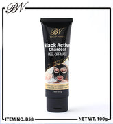 Beauty Nakeed Black Active Charcoal Peel Off Mask 100g