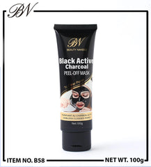 Beauty Nakeed Black Active Charcoal Peel Off Mask 100g