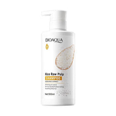 Bioaqua Rice Raw Pulp Removal Dandruff Shampoo - 500ml