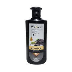 Wellice 7 in 1 Anti - Hair Loss Black Sesame Hyalruonic Acid & Soothing Frizz Shampoo 400g