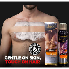 CHIRS'S Mens Hair Remover Spray Full Body Hair Removal Spray 180ml