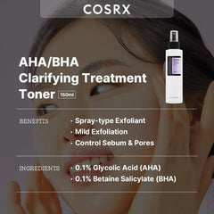 COSRX - AHA BHA Clarifying Treatment Toner - 150ml