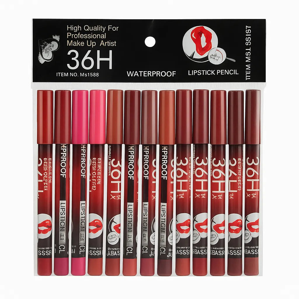 36H Lip Pencils Set – Perfect Precision & Long-Lasting Color