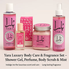 Yara Pack of 04 Luxury Body Care & Fragrance Set