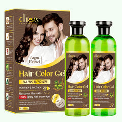 Chirss Hair Color Gel Infused with Argan Extract - 500ml Each