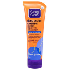 Clean & Clear Improved Formula Deep Action Cleanser, Oil Free - 100g