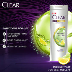Clear Lemon Fresh Triple Anti-Dandruff Shampoo,400ML