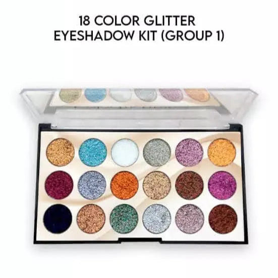 Color Institute 18 Color Glitter EyeShadow Kit