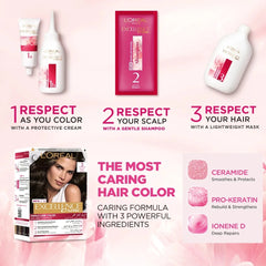 Loreal paris 500 Light Brown Casting Creme Gloss No Ammonia