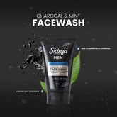 Skinza Men Deep Cleanse Charcoal & Mint Facewash - 100ml
