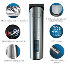 Dingling Professional LCD Electric Hair Clipper RF-696