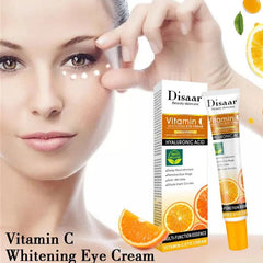 Disaar Vitamin C Whitening Eye Cream with Hyaluronic Acid - 25ml