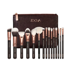 FV Liquid Foundation + Maliao 20 Color Eyeshadow Palette + Zoeva 15Pcs Brush Set Deal