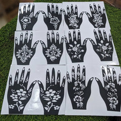 Full Hand Sticker Mehndi Child Hand Size
