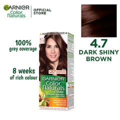 Garnier - Color Naturals Hair Colors - 4.7 Dark Shiny Brown