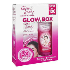 Glow & Lovely Multivitamin Cream 50g + Face Wash 50g Glowing Box