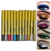 Gosh Glitter EyeShadow Pencil (Pack Of 12 Multicolor)