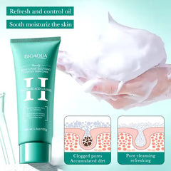 BIOAQUA Hyaluronic Acid Deep Cleaning Acne Oil Control Facial Cleanser - 100g