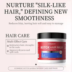 KORMESIC Natural 2 in 1 Botox Keratin Hair Mask - 500ml