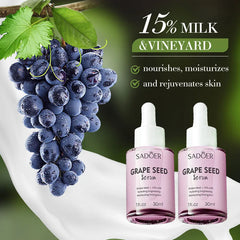 SADOER Grape Seed With Vitamin C & Glycerin Milk Whitening & Anti-Wrinkle - 30ml
