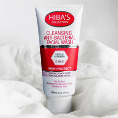 Hiba's Collection Cleansing Anti-Bacterial Facial Wash - 150ml