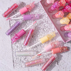 Hudamoji Lipgloss Hidratante Labial Con Vitamin A & E