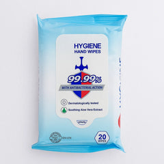 Hygiene Hand Wipes - 20 Wipes