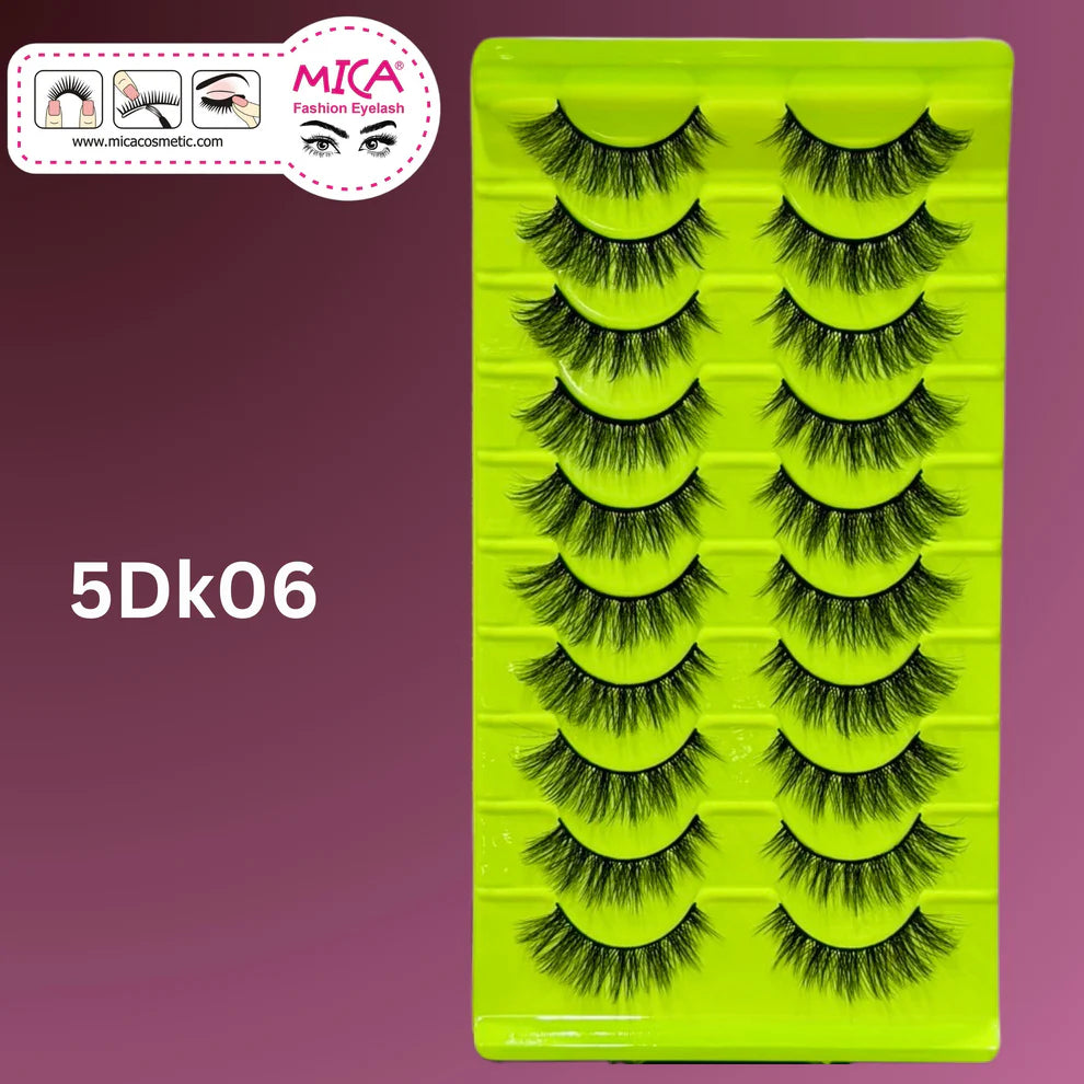 10 pairs mink eyelashes 5Dk06