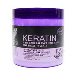 Keratin Lavender Balance Hair Mask & Treatment For Healthy Scalp 500ML