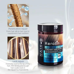 Keratin Hair Treatment Shampoo Hair Mask & Serum Pack of 3