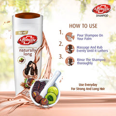 Lifebuoy Naturally Long Amla Reetha & Shikakai Strength Shampoo, 175ml