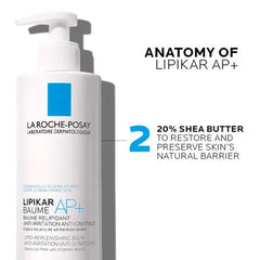 Lipikar Balm AP+M Moisturiser For Dry Skin -  400ml