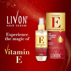 Livon Vitamin E Penetrating Serum Oil For Stronger & Thicker Hair - 100ml