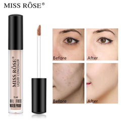 Miss Rose Oil Free Waterproof Liquid Concealer - 5ml