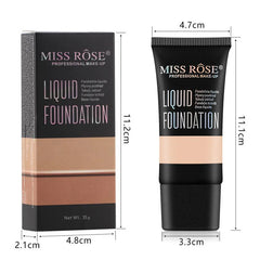 MISS ROSE Liquid Foundation Oil Free Lightweight - 35g