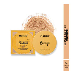Maliao Luxury HD Banana Compact Powder - Perfecting Radiance for Flawless Skin