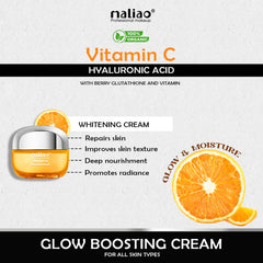 Maliao Whitening Cream with Vitamin C, Berry Glutathione & Hyaluronic Acid