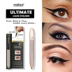 Maliao Ultimate Liquid Eyeliner - 24Hrs Long-Lasting, Waterproof, No Flaking, No Smudging