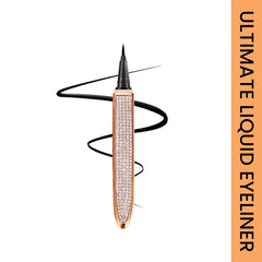 Maliao Ultimate Liquid Eyeliner - 24Hrs Long-Lasting, Waterproof, No Flaking, No Smudging