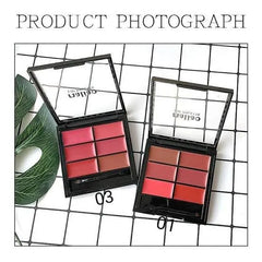 Malioa 6 Color Lip Palette For Women - 9g
