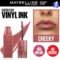 Original Maybelline Superstay Vinyl Ink Liquid Lipstick - Cheeky 60