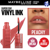 Original Maybelline Superstay Vinyl Ink Liquid Lipstick - Peachy 61