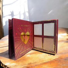 Mocallure 4 in 1 Red Mini beauty book palette