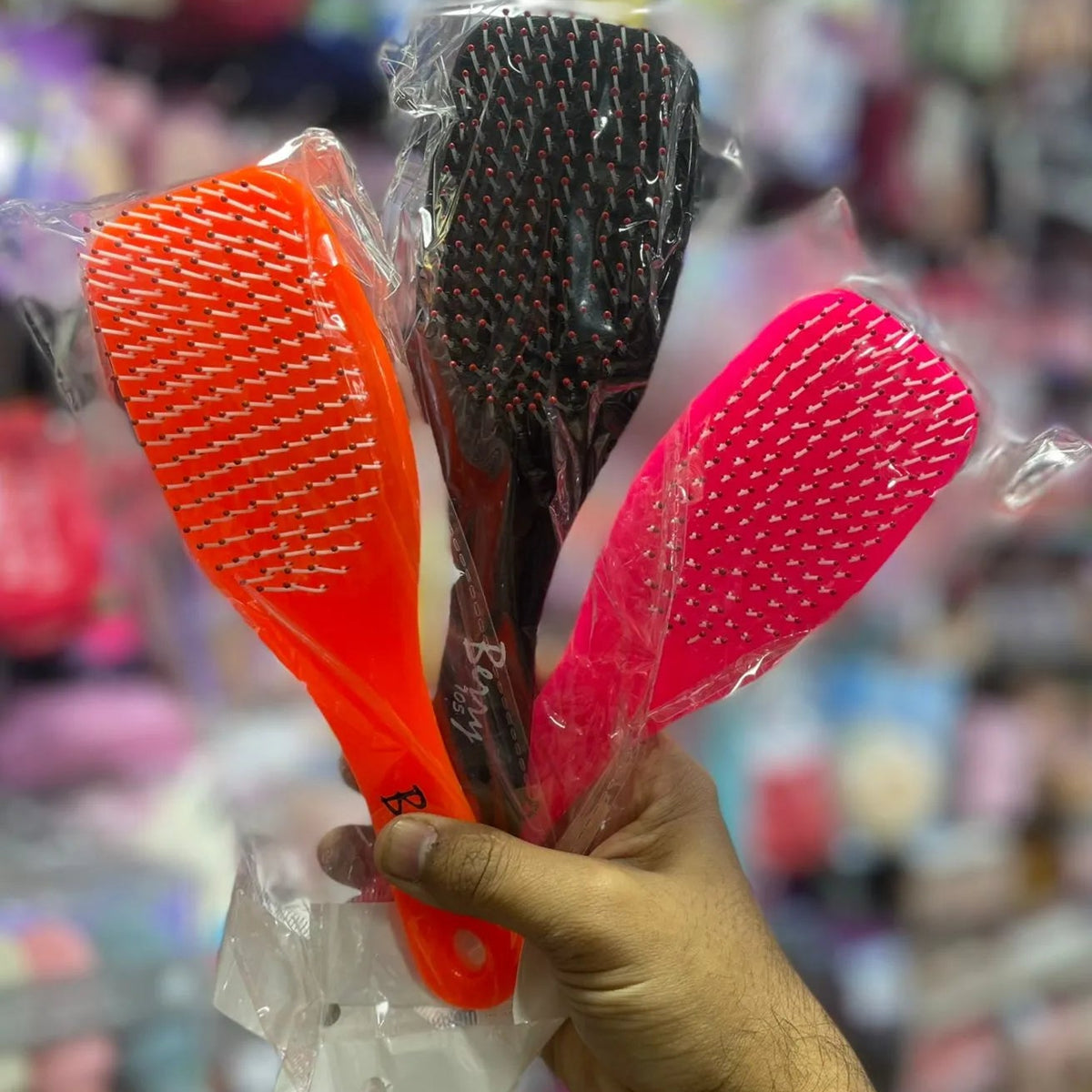 New Colorful Hair Brushes Each