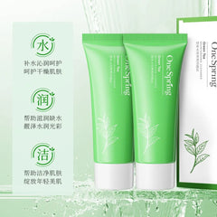 ONESPRING Green Tea Moisturizing Refreshing Oil Control , Blackhead Cleanser - 100g