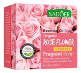 Sadoer Organic Refreshing Rose Flower Facial Soap  - 100g