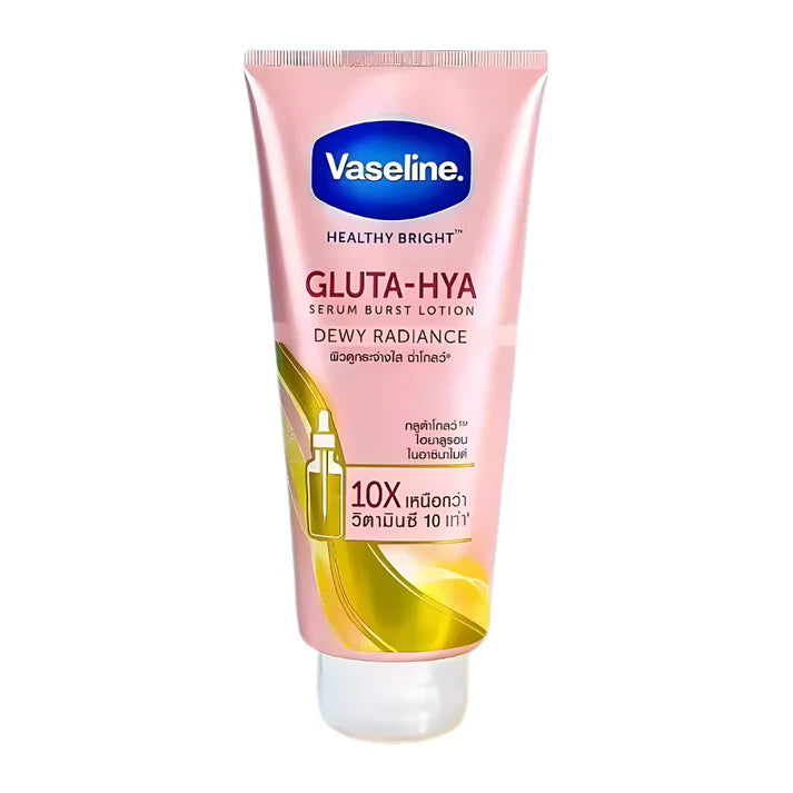 Original Vaseline Gluta-Hya Serum Burst Lotion Dewy Radiance - 300ml Made In Thailand