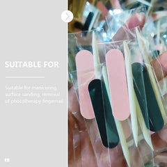 Professional Nail Cleaning Care Kit Double-sided Buffing Sanding Baby File With Stick