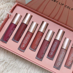 Qoiden Rose QR Soft And Matte Lipgloss - 12 Pcs